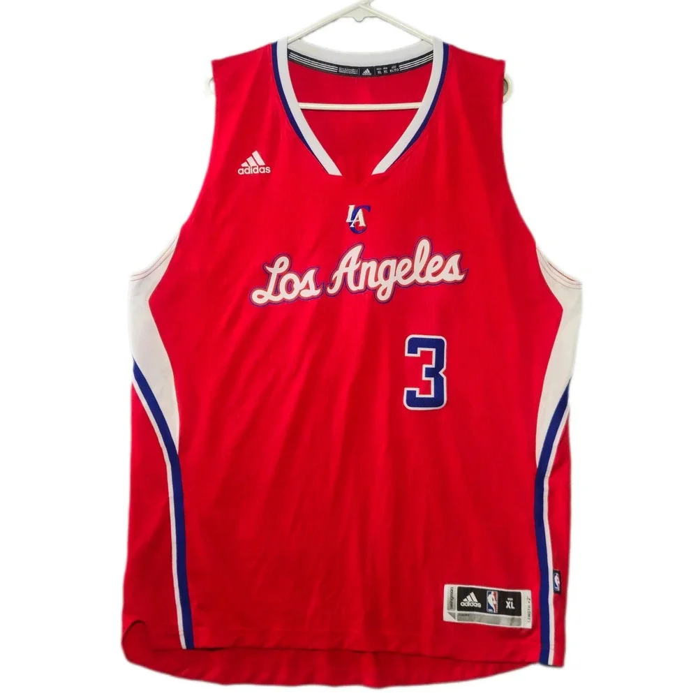 Adidas Chris Paul LA Clippers Jersey Mens XL Red #3 NBA Basketball 2014 Swingman